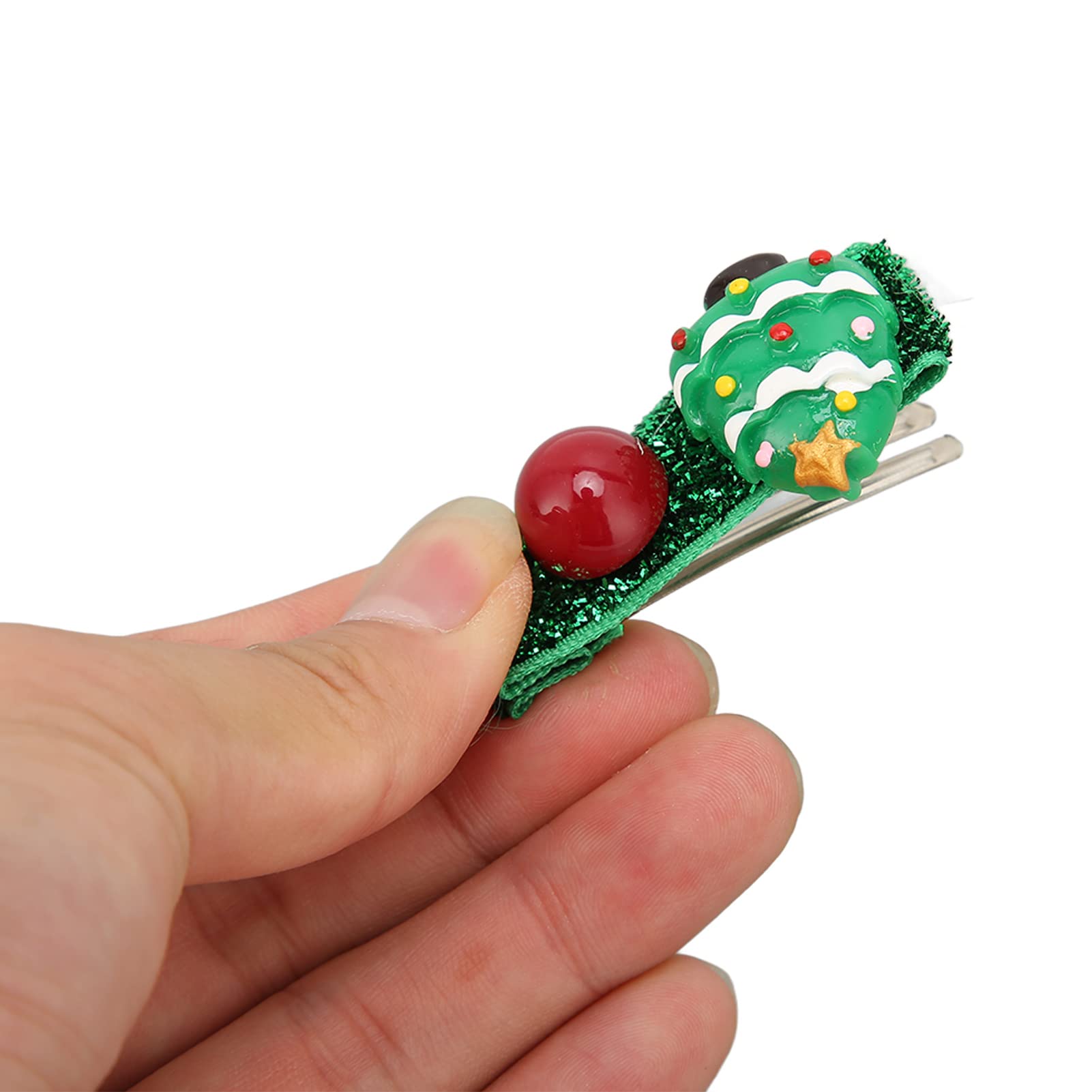 4pcs Christmas Hair Clips for Kids & Women - Festive Christmas Tree Barrettes for Girls, Holiday Hair Accessories - Perfect for Daily Wear, Christmas Parties & School Events