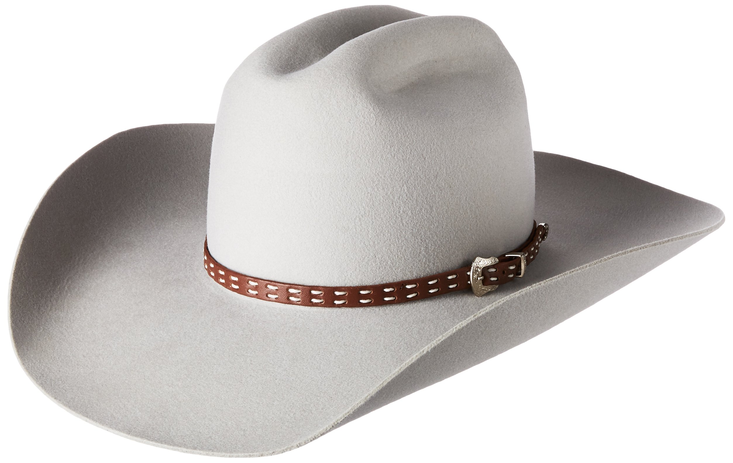 Bailey Men's Easton Western Cowboy Hat - Genuine Leather Cowboy Hat for Men - Durable & Stylish Rancher Hat for Riding, Rodeo, and Outdoor Adventures