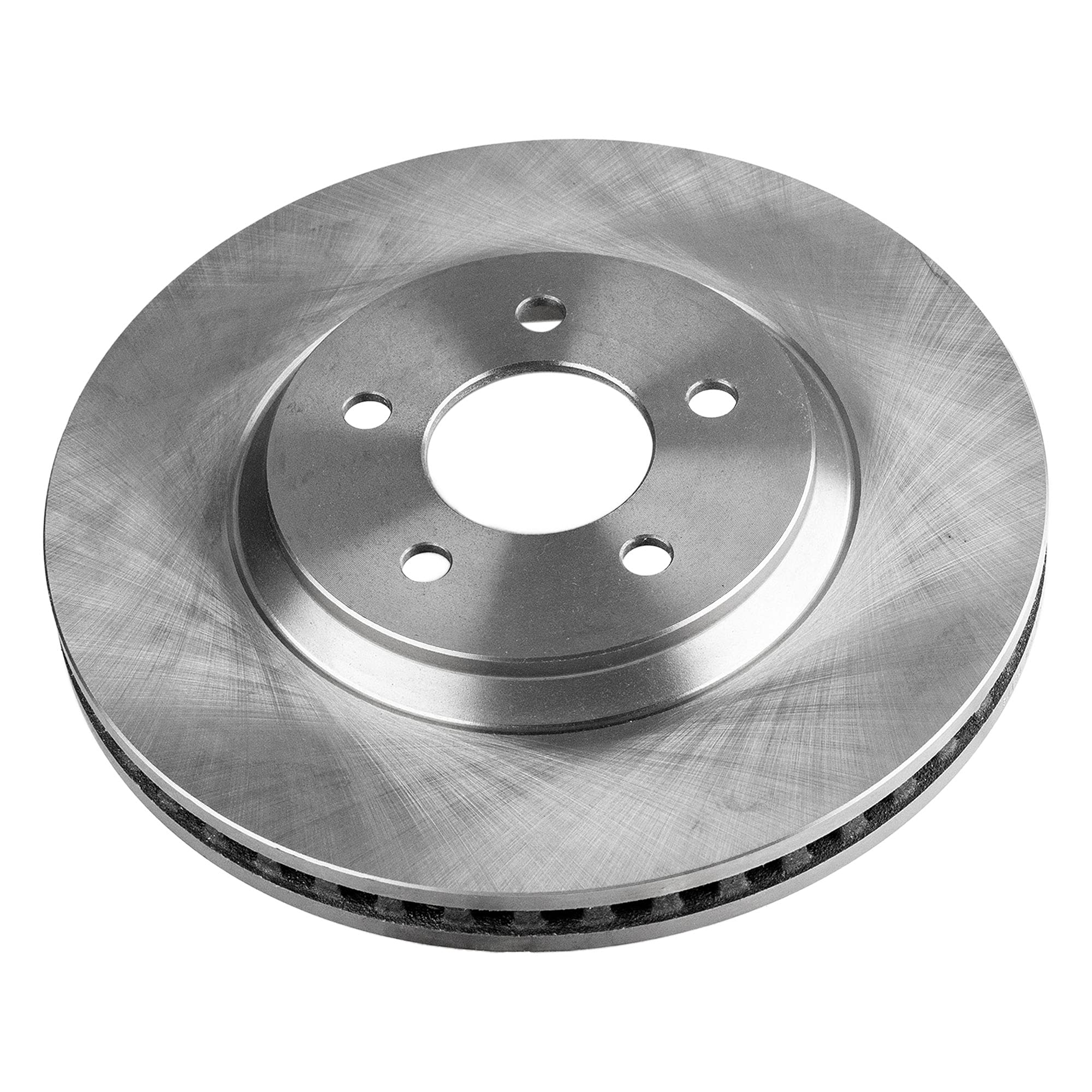 High-Performance Front Brake Disc and Pad Kit (2-Wheel Set) for 2005-2010 Ford Mustang - Ceramic Brake Pads, 5-Lug Cast Iron Rotors - Perfect for Street Racing & Daily Driving
