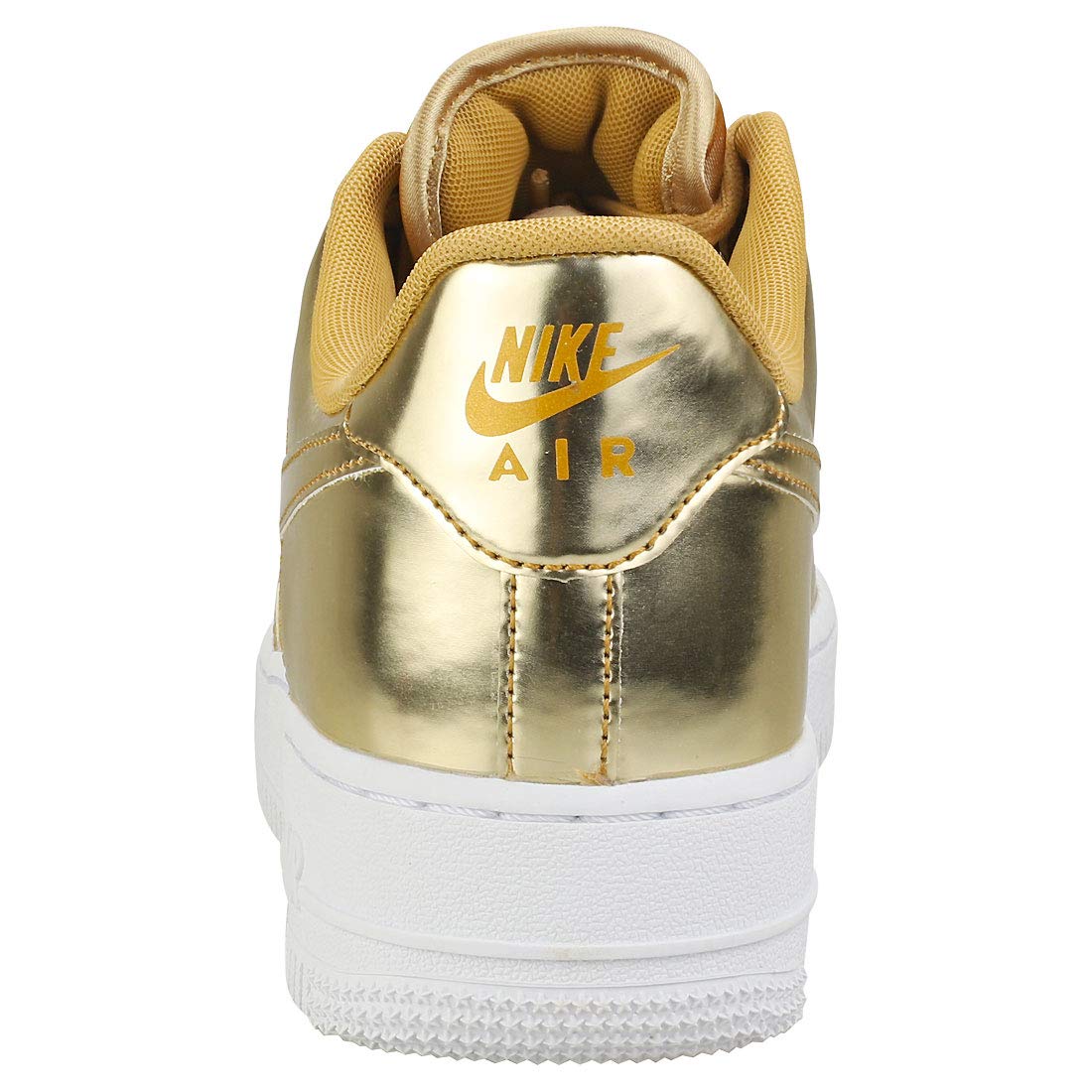 Nike Women's Air Force 1 SP Sneakers CQ6566-700 Metallic Gold - Comfortable Athletic Shoes for Running, Gym & Casual Wear