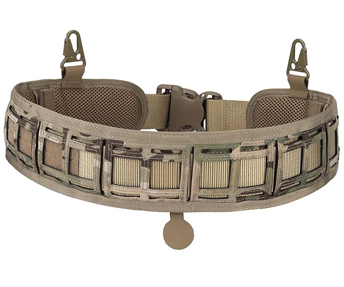 Tactical MOLLE Belt with Adjustable Suspenders - Multi-Functional Hunting & Patrol Waist Belt - Perfect for Outdoor Adventures, Military Training & Survival Gear