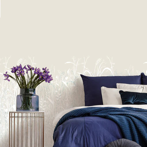June Grass Peel and Stick Wall Mural - Self-Adhesive Removable Wallpaper for Home Decor - Perfect for Living Room, Bedroom, Nursery & Office