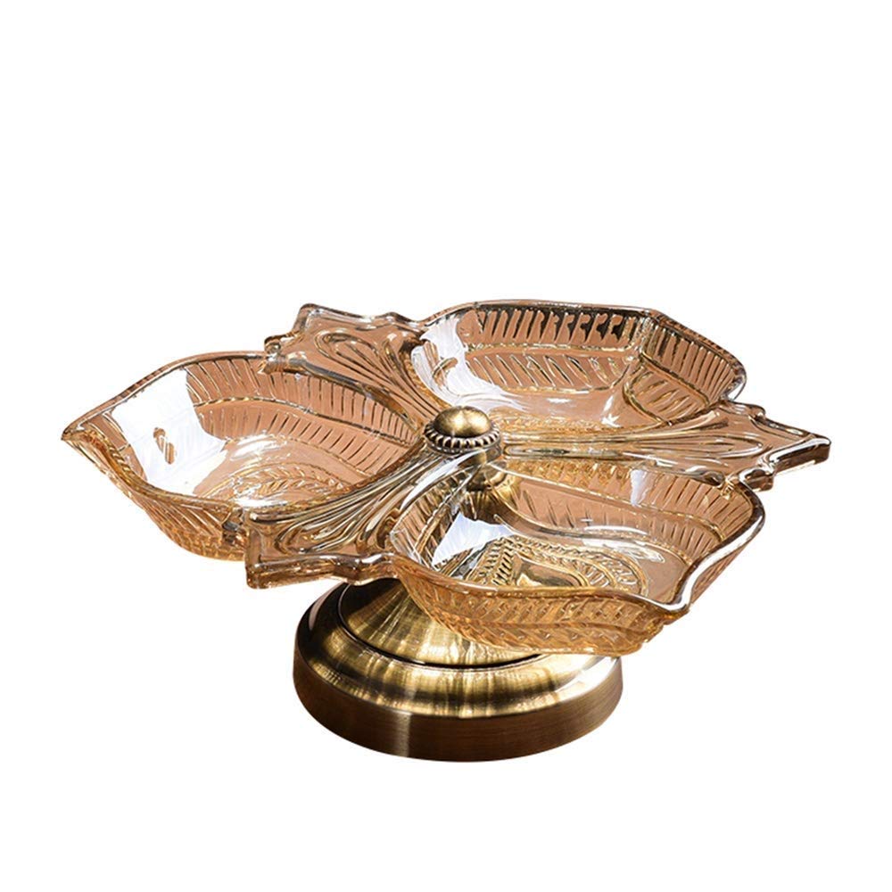 Creative Acrylic Multi-Section Fruit Tray Set - Divided Serving Dishes & Bowls for Parties, Candy, Snacks - Perfect for Entertaining, Picnics, and Family Gatherings