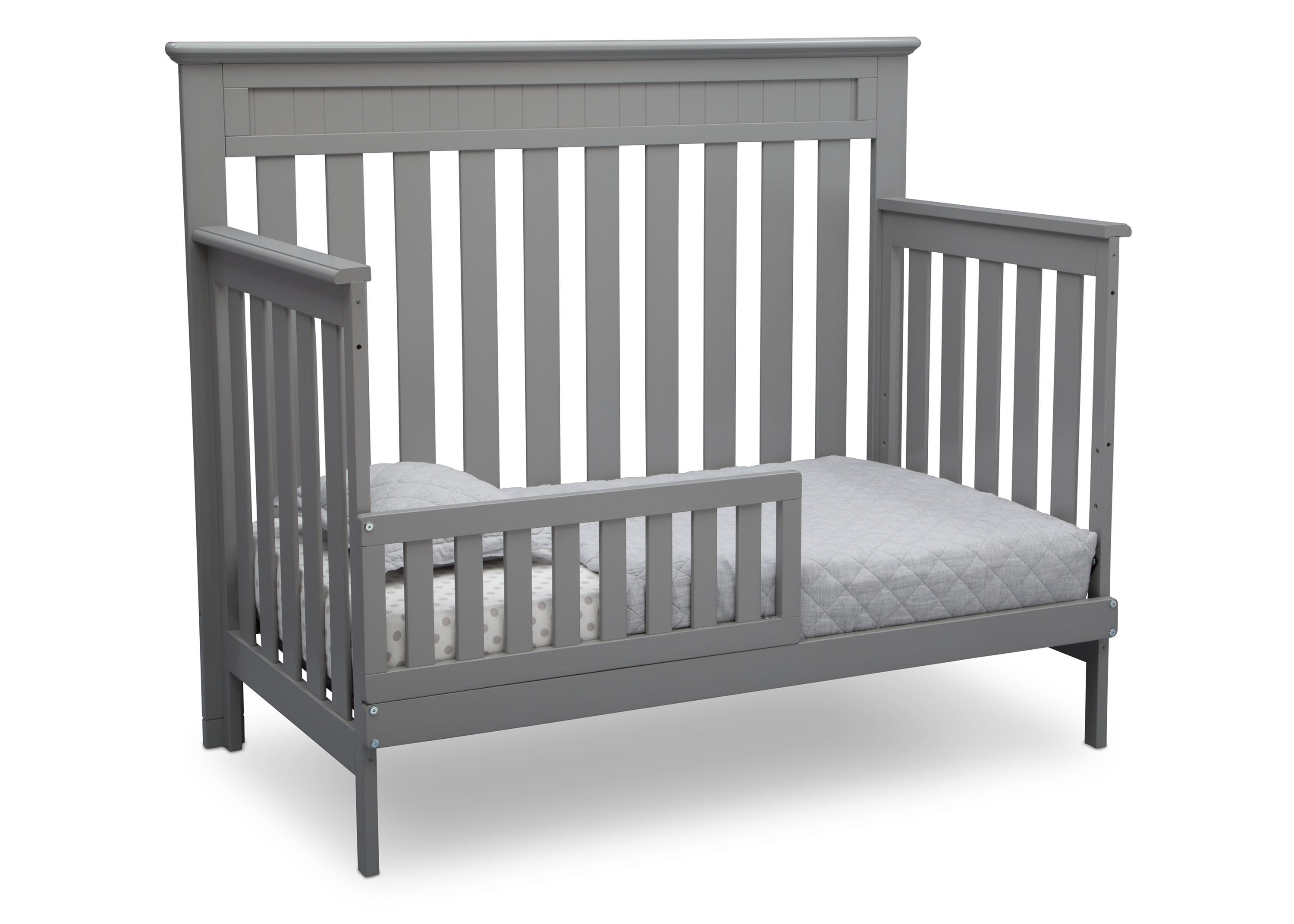 Chalet 4-in-1 Convertible Baby Crib - Adjustable Height Wooden Crib with Toddler Bed & Daybed Conversion - Perfect for Nursery, Bedroom, and Guest Room