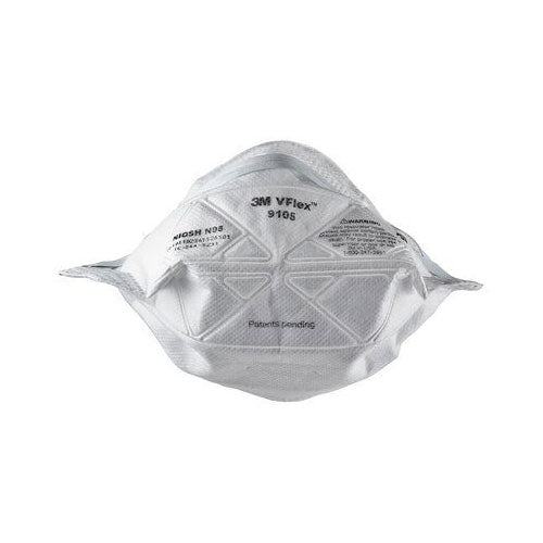 3M 9105 VFlex N95 Particulate Respirator - 50 Pack | Dust, Pollen & Particle Protection for Construction, Woodworking & DIY Projects