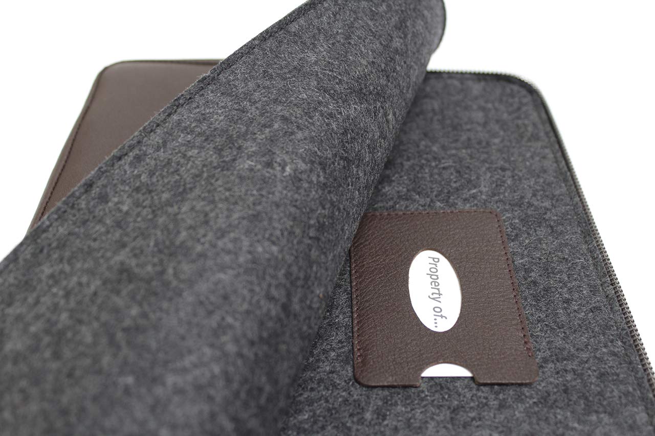 Premium Italian Vegetable-Tanned Leather Sleeve Case for iPad Pro 11