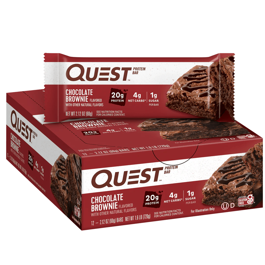 Quest Protein Bars 12 Pack - High Protein Snack Bars for Weight Loss & Muscle Building - Perfect for Gym, Workout & On-the-Go Energy Boost