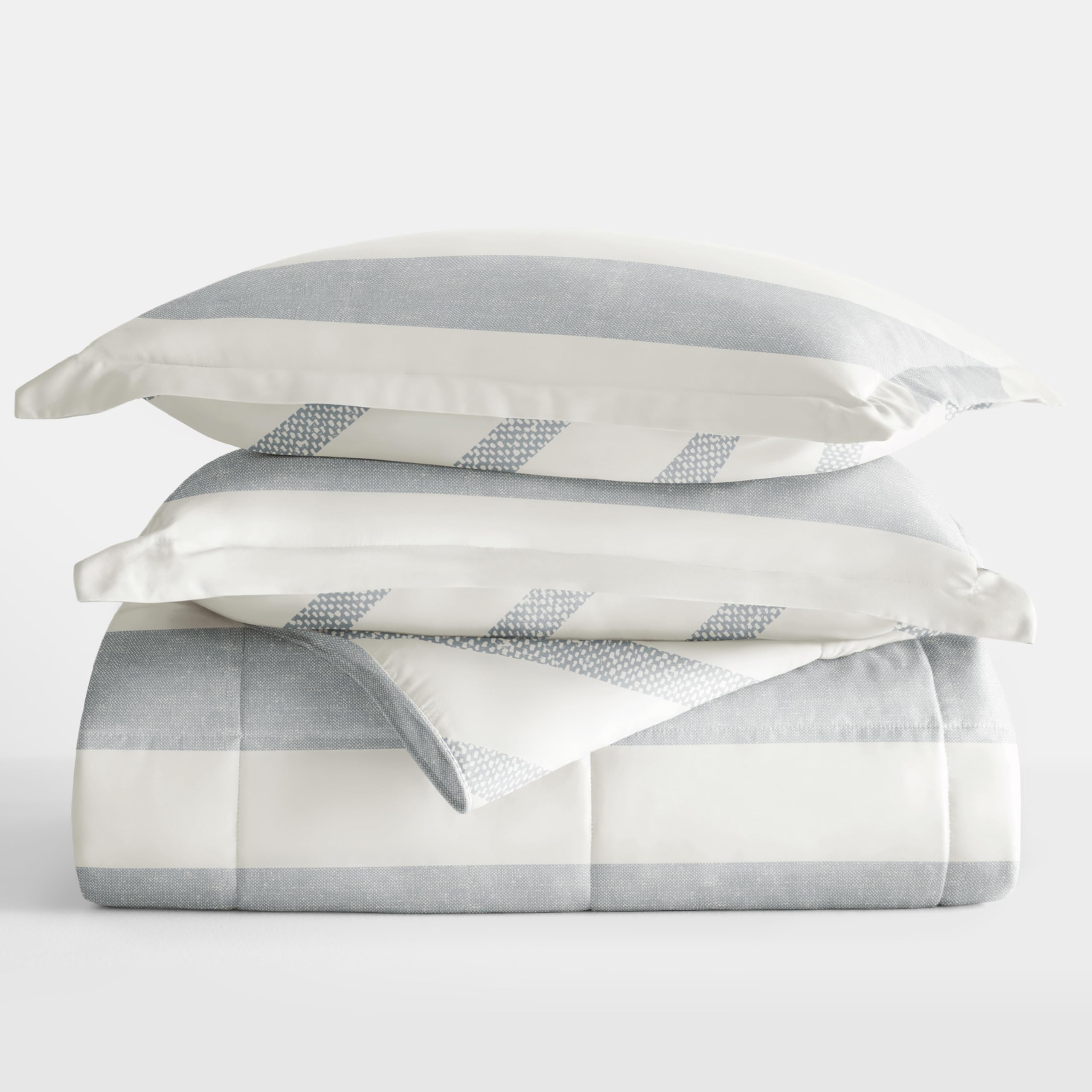 Luxury Reversible King Size Comforter Set (3 Piece) - Soft & Lightweight Down Alternative Bedding - Includes King Comforter & 2 Pillow Shams - Perfect for Master Bedroom, Guest Room & Cozy Home Decor