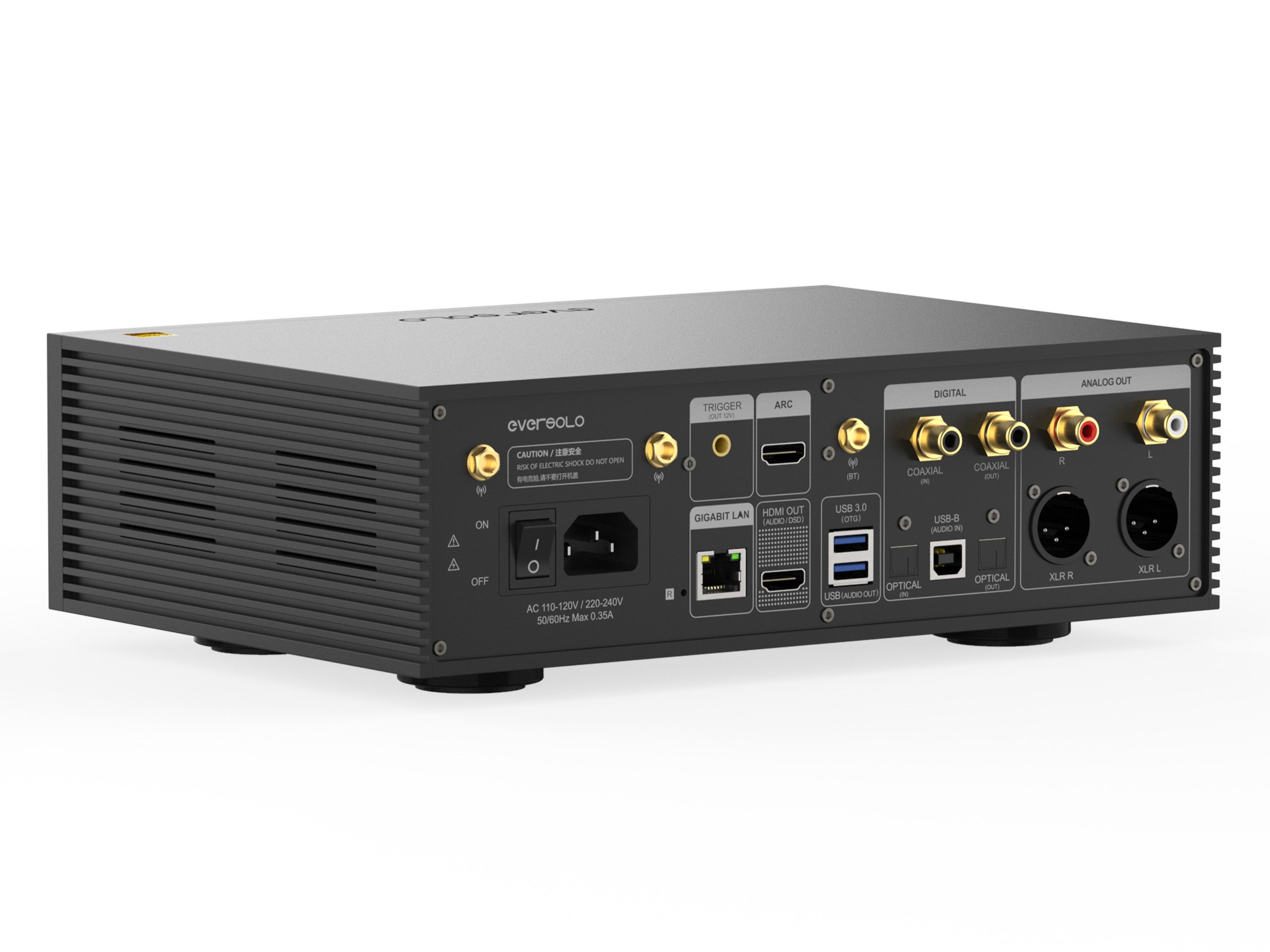 EverSolo DMP A6 Gen 2 Hi-Res Audio Streamer & DAC with Bluetooth 5.0 | Lossless Music Player for Home Theater & Audiophile Systems | Perfect for Streaming Spotify, Tidal & FLAC Files