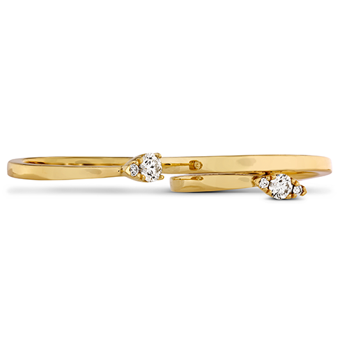Hearts On Fire Aerial Teardrop Double Diamond Ring - 14K White Gold Engagement & Wedding Band for Women - Perfect for Proposals, Anniversaries, and Special Occasions