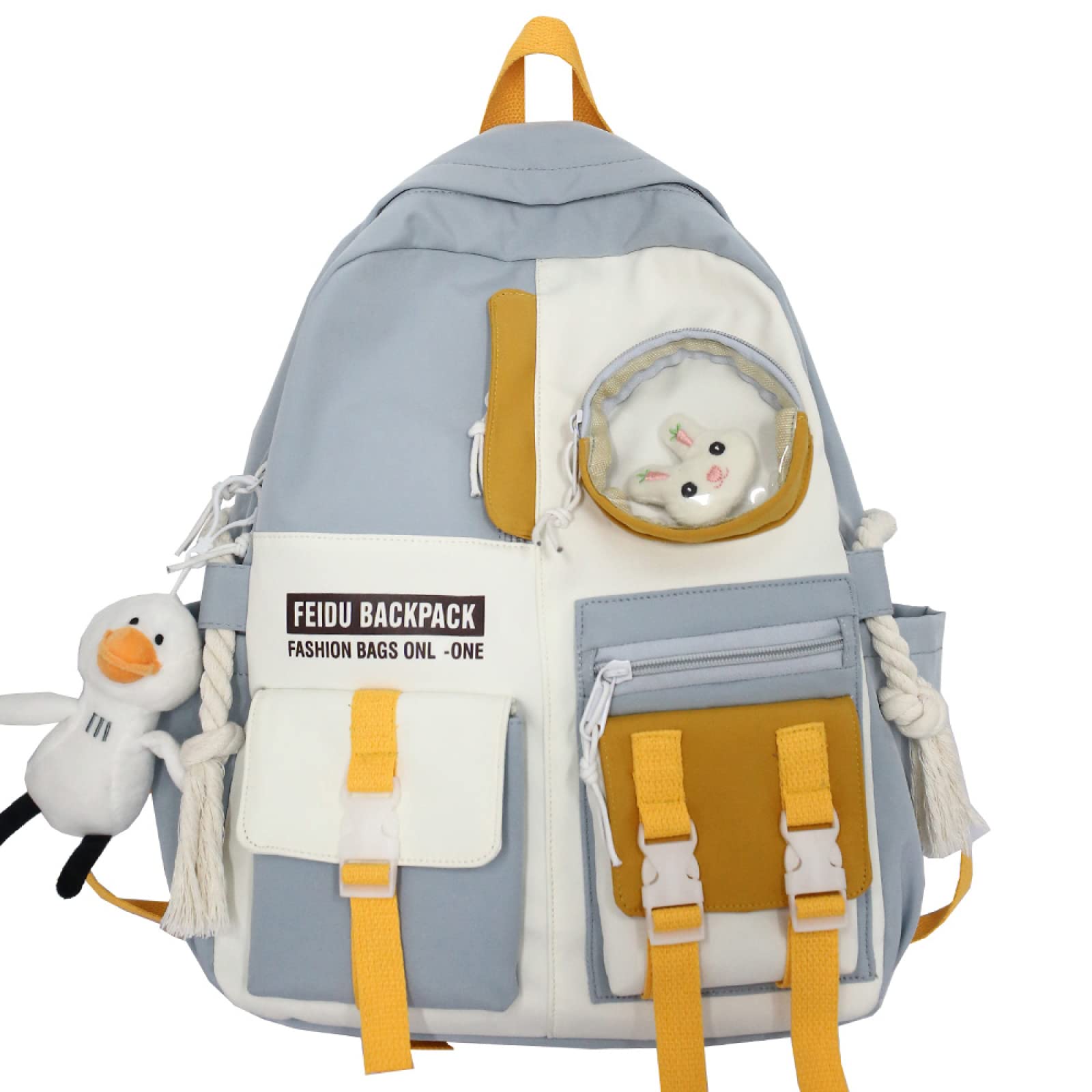 Waterproof Nylon Backpack for Women - Durable College School Bag for Girls, Students & Ladies - Perfect for Books, Laptop & Daily Commute