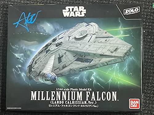 Alden Ehrenreich Autographed Han Solo Star Wars Action Figure - Millennium Falcon Force Link 2.0 Collectible Toy for Fans & Display