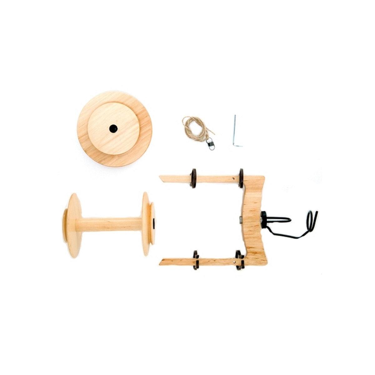 Kromski Fantasia and Sonata Encore Magnetic Jumbo Flyer Spinning Wheel Set for Yarn Crafting - Perfect for Knitting, Weaving & Spinning Enthusiasts