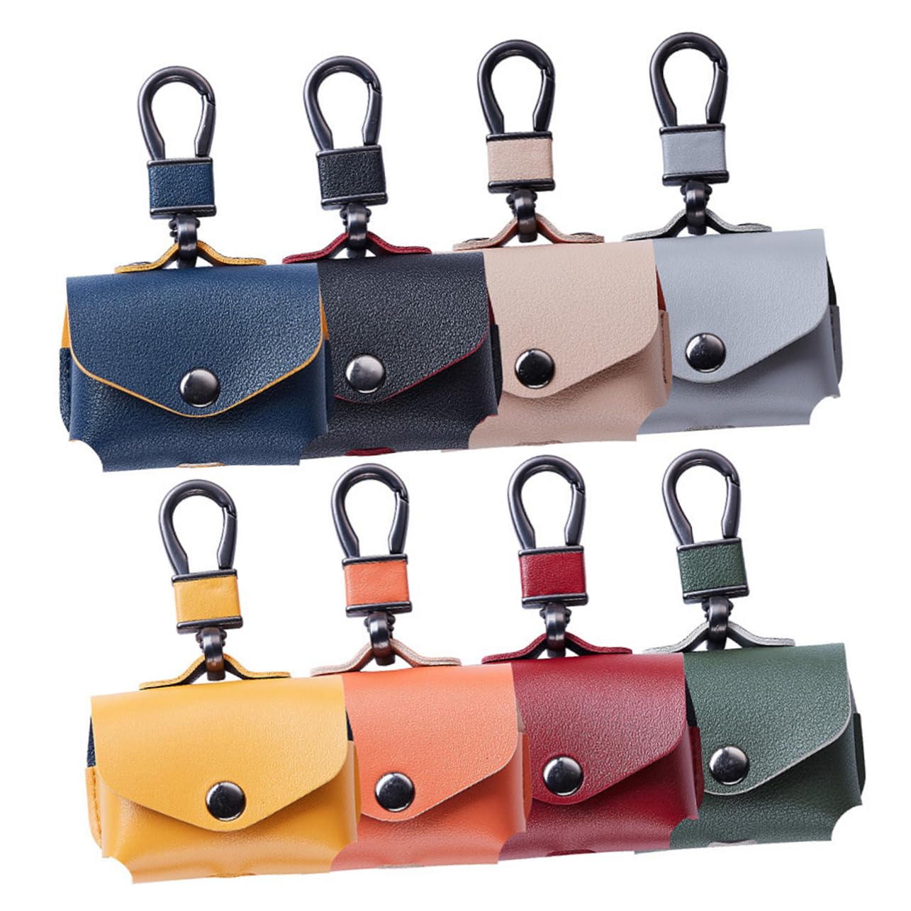 Veemoon Stylish PU Leather Headphone Case - Compatible with Wireless Earbuds Charging Case, Easy Access Design for AirPods & Bluetooth Earphones - Perfect for Travel, Gym & Daily Protection