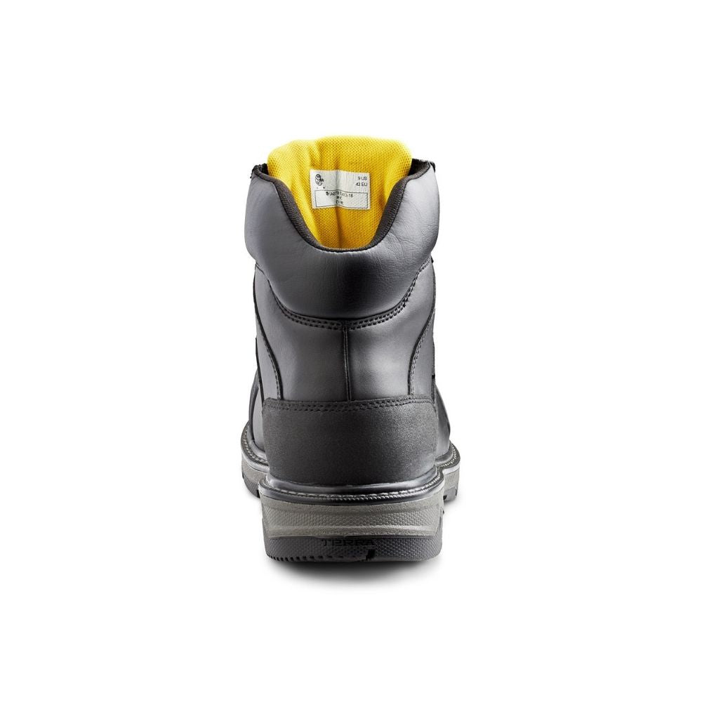 Terra Patton TR0A4NS6BLK Unisex Steel Toe Work Boots - CSA Certified Safety Shoes for Construction & Industrial Use - Black