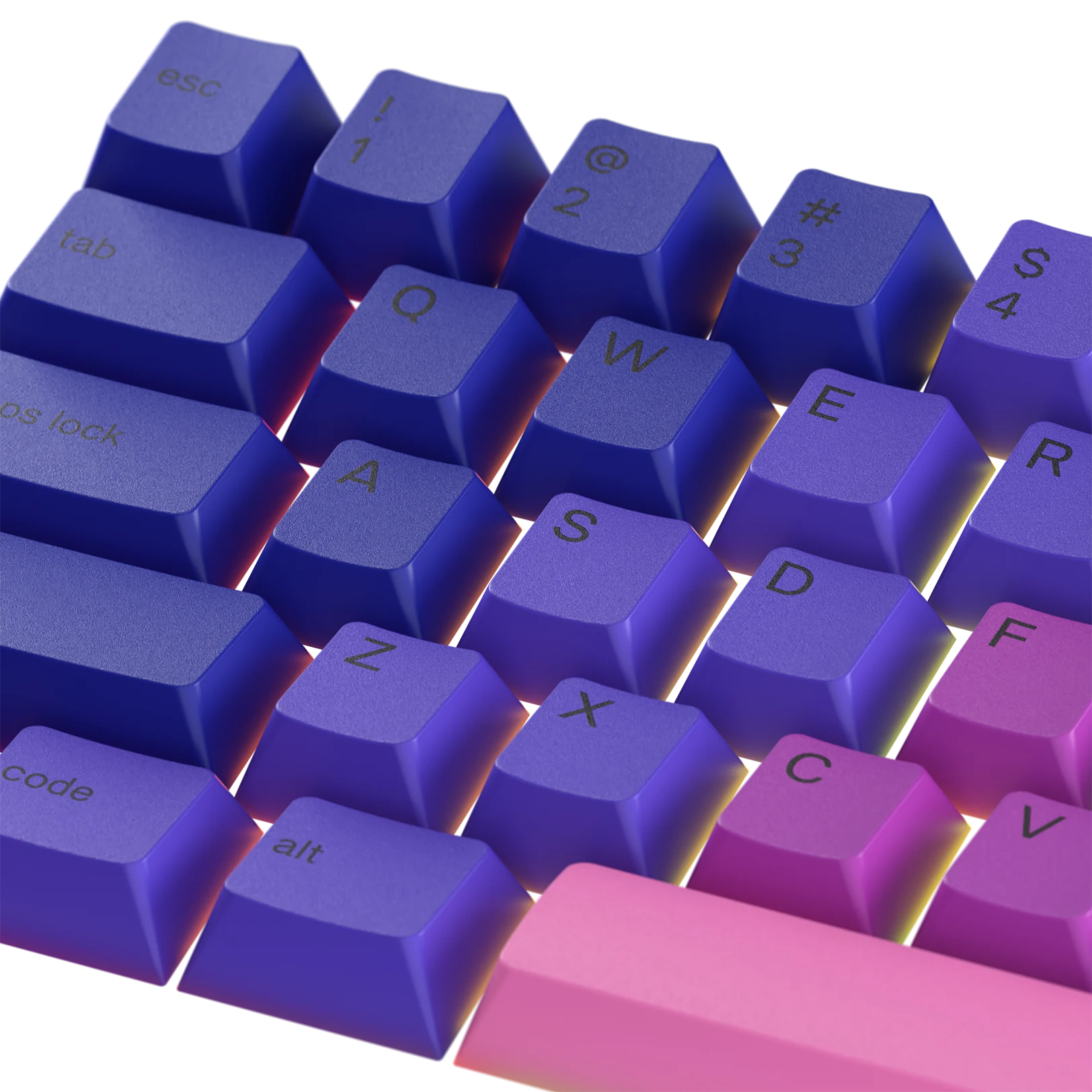 Nebula Keycaps for Mechanical Keyboards - Custom RGB Backlit Keycap Set for Gaming & Typing - Perfect for PC, Mac, and Laptop Keyboards
