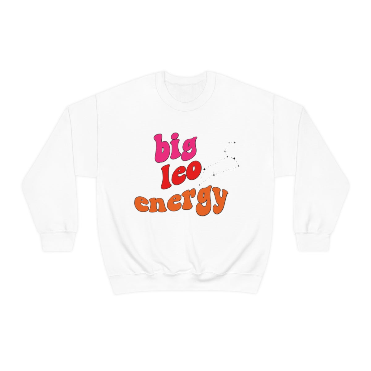 Leo Zodiac Sweatshirt - Big Leo Energy Hoodie for Astrology Lovers | Perfect Gift for Leo Season & Birthday Presents | Cozy Fall & Winter Fashion