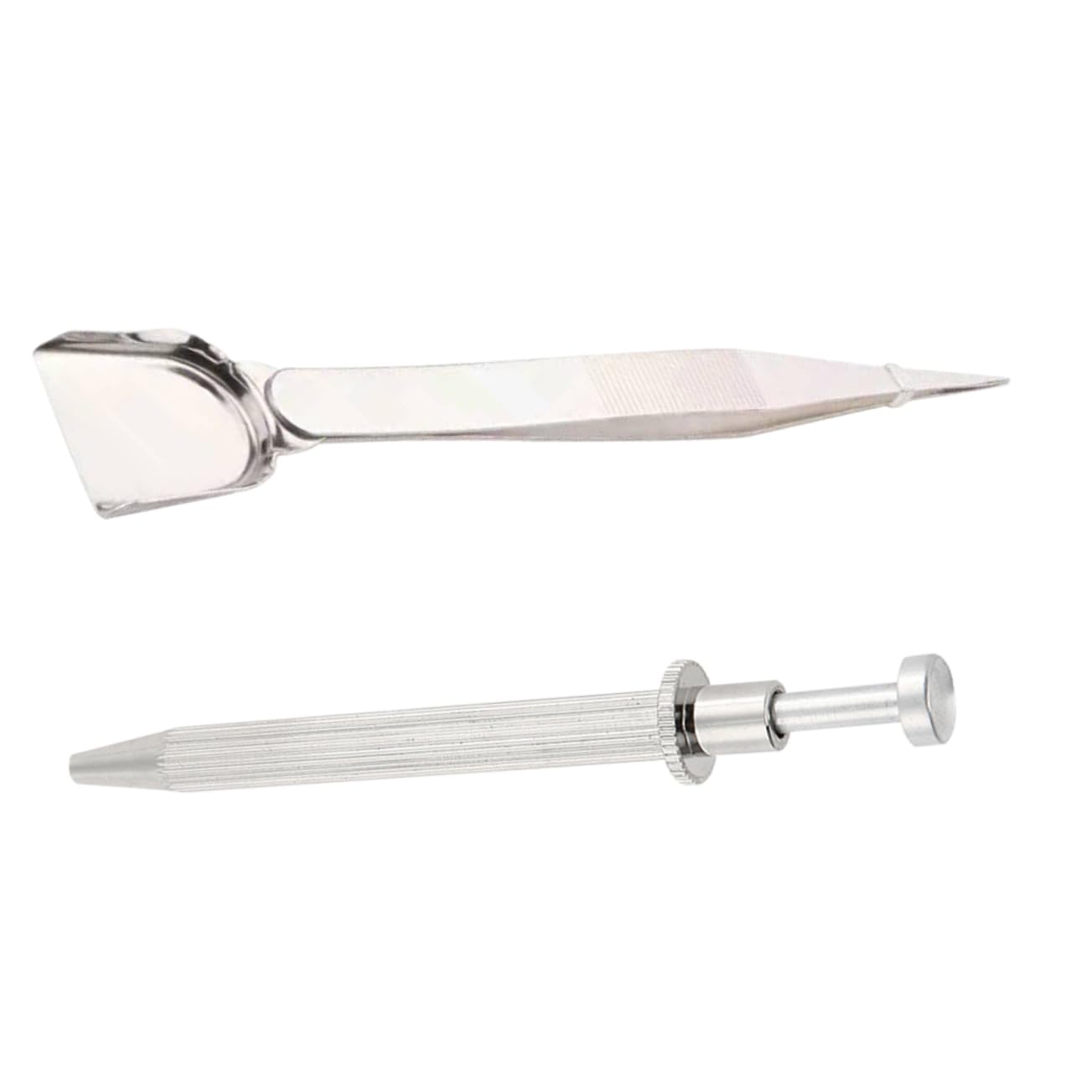 EXCEART 3-Piece Stainless Steel Tweezers Set for Nail Art & Jewelry Making - Professional Manicure & Bead Holding Tools