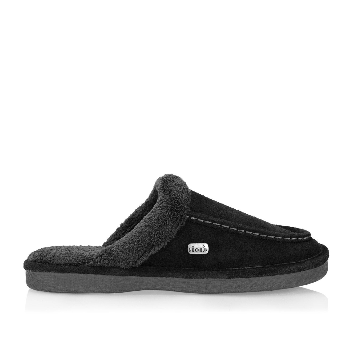 Men's Comfortable Black House Slippers - Soft Indoor/Outdoor Slides for Relaxation at Home, Lounging & Quick Errands