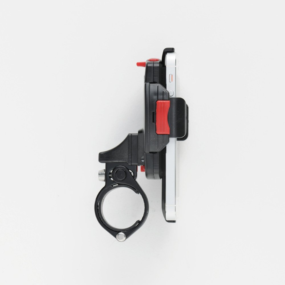 Minoura Handlebar Phone Mount for Bicycles - Secure Bike Phone Holder for Cycling, Running & Outdoor Sports - Compatible with iPhone & Android - Black