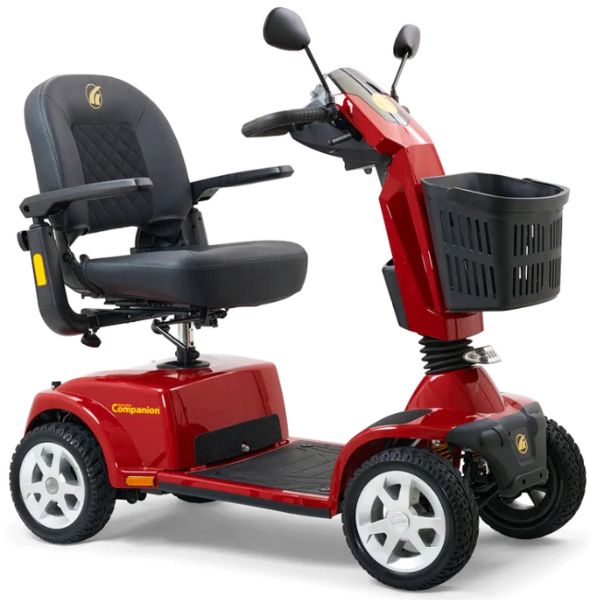 Golden Technologies Companion 4 Wheel Bariatric Mobility Scooter GC440 - Heavy Duty Electric Scooter for Adults & Seniors with 500 lbs Capacity - Ideal for Indoor & Outdoor Use, Shopping, Travel & Daily Mobility
