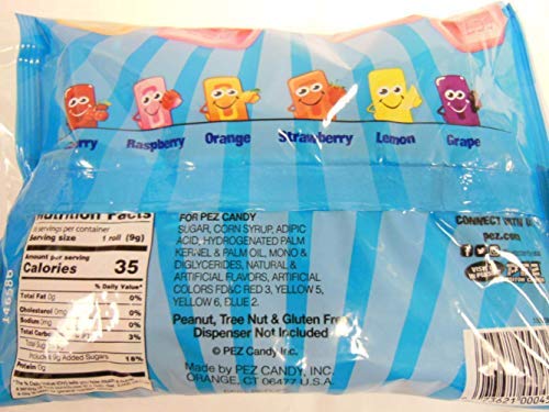 PEZ Candy Refill Rolls Variety Pack - 11 oz Bulk Bag (35 Full Rolls) | Assorted Flavors for Candy Dispensers, Party Favors, Halloween Treats & Office Snacks