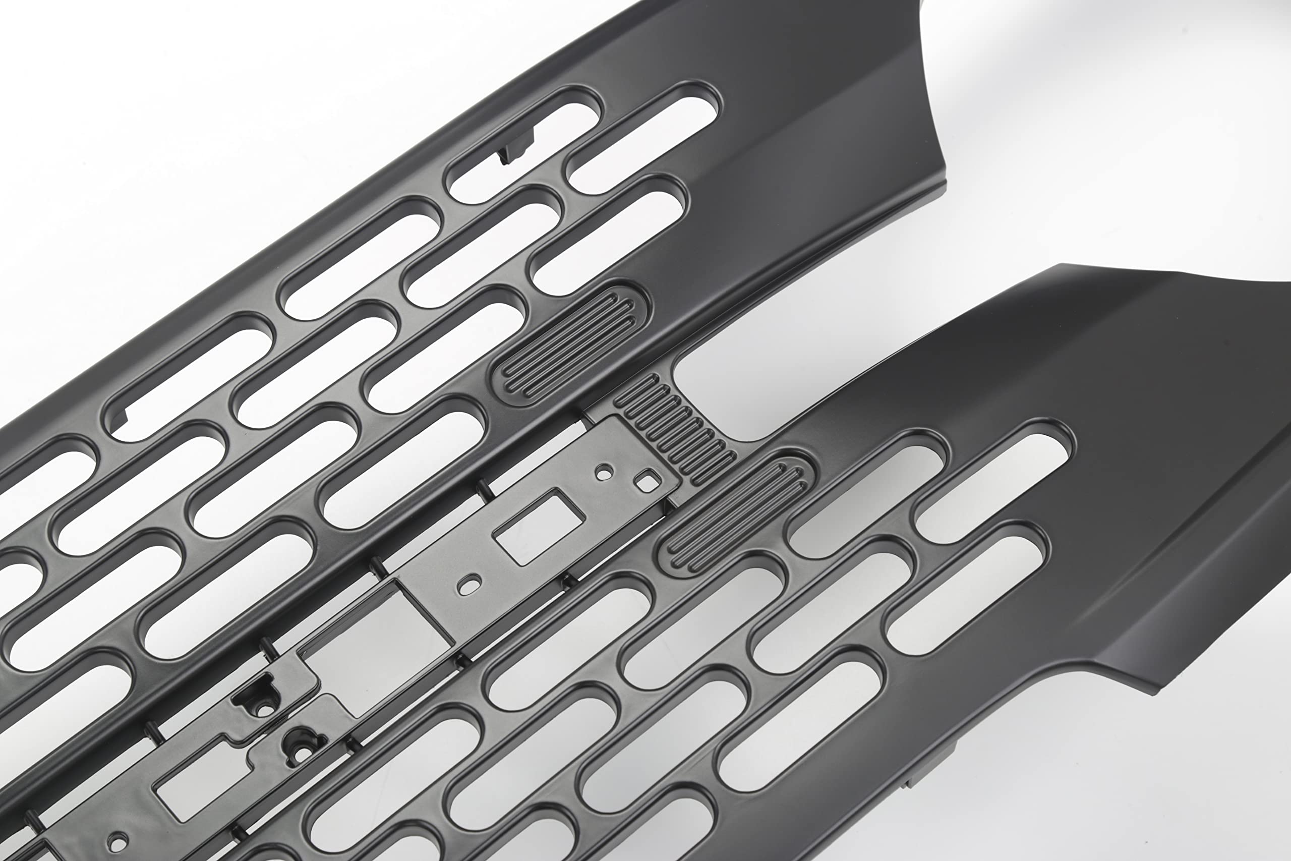 High-Quality Matte Black Front Grille Compatible with Ford Bronco 2021-2025 | Perfect Fit for 2-Door & 4-Door Models | Durable Bumper Grille Accessory for Off-Road & Street Driving