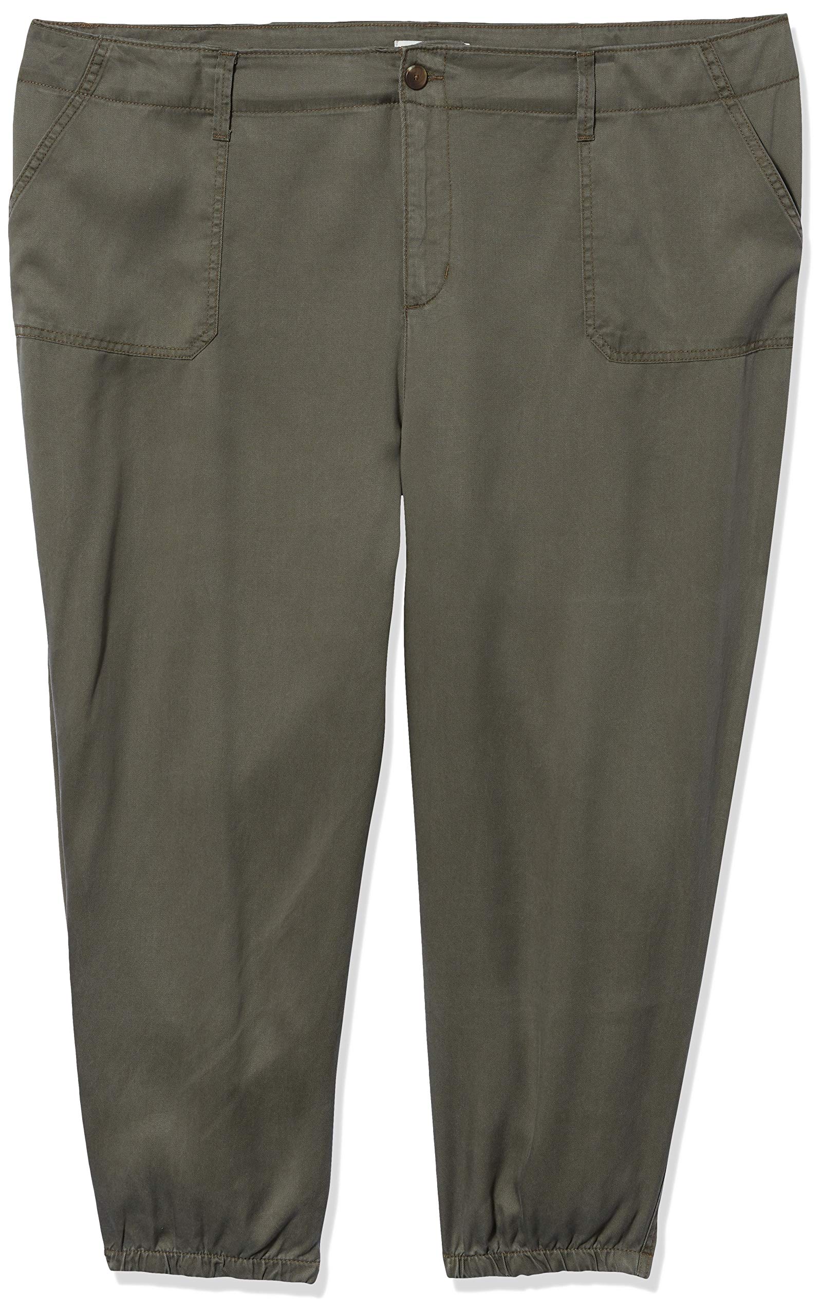 Jessica Simpson Women's Plus Size Sleek Utility Ankle Jogger Pants - Comfortable Stretch Waist Casual Workout & Lounge Wear for Everyday Use