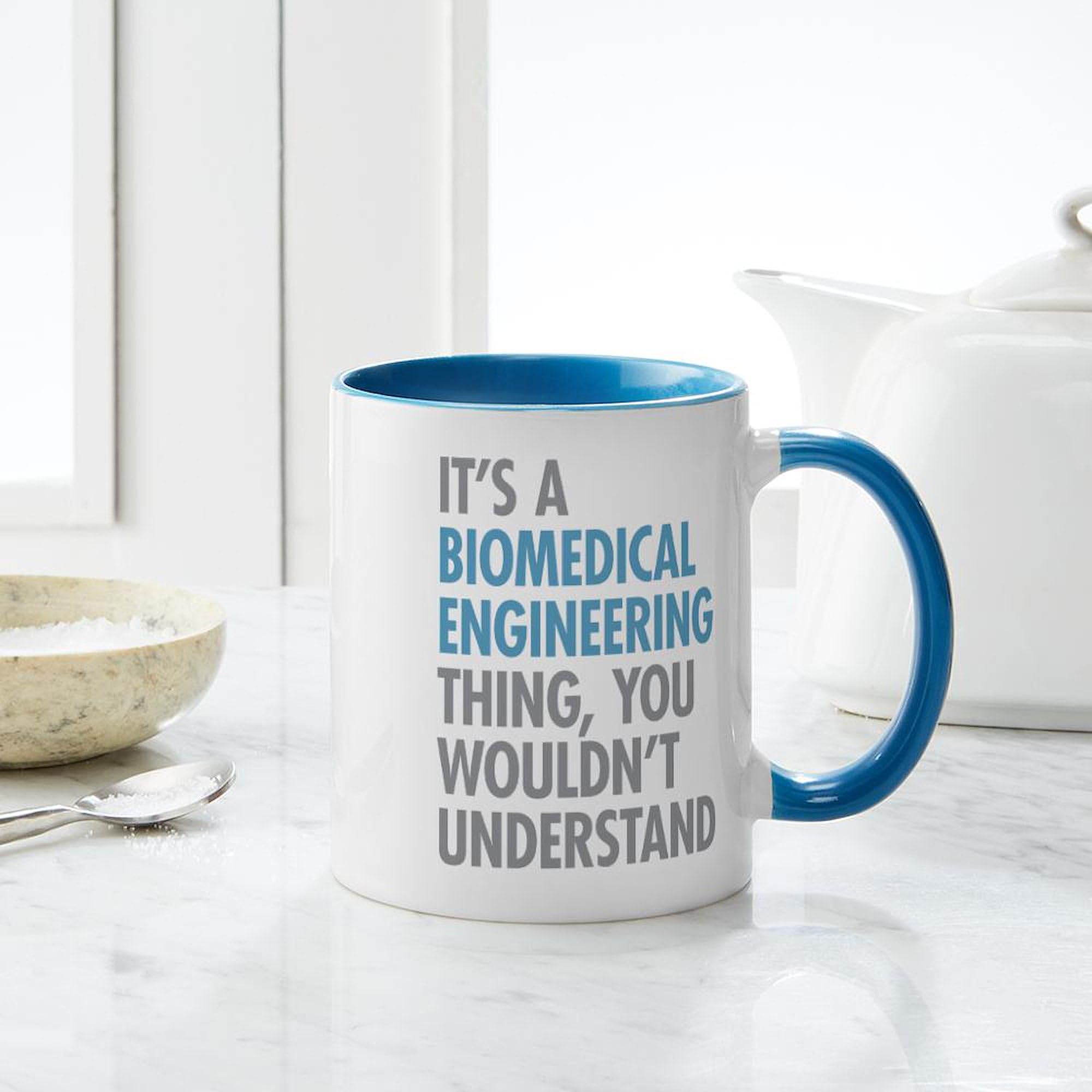 Biomedical Engineering Coffee Mug - 11 oz (325 ml) Ceramic Cup for Scientists, Engineers & Medical Professionals - Perfect for Lab, Office & Home Use