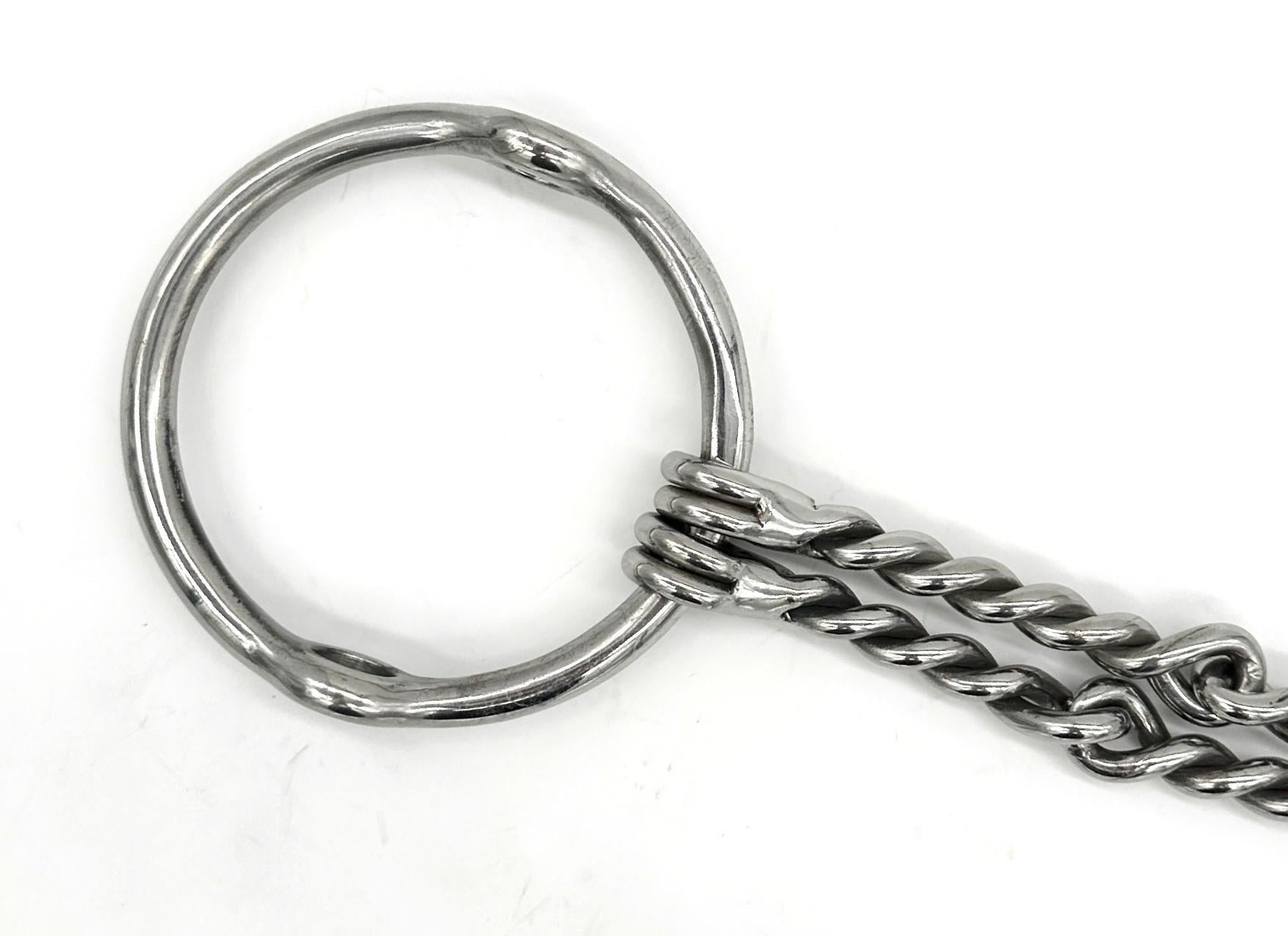 Jake Adams Double Twisted Wire Loose Gag Bit for Horses - Durable Training Bit for Western & English Riding, Dressage & Trail Use