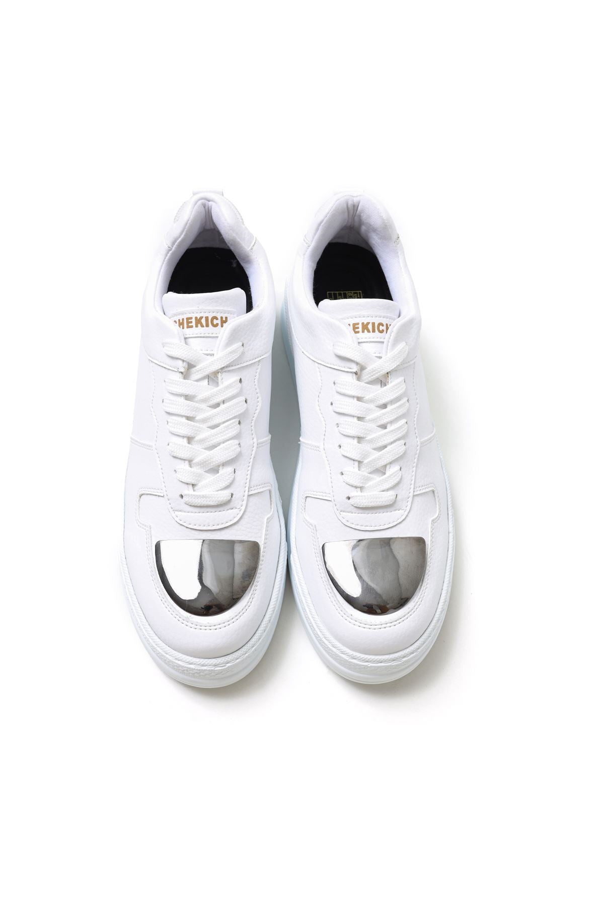 CH185 CBT Force Mirror Men's Sneakers - White | Comfortable Running Shoes for Gym & Casual Wear