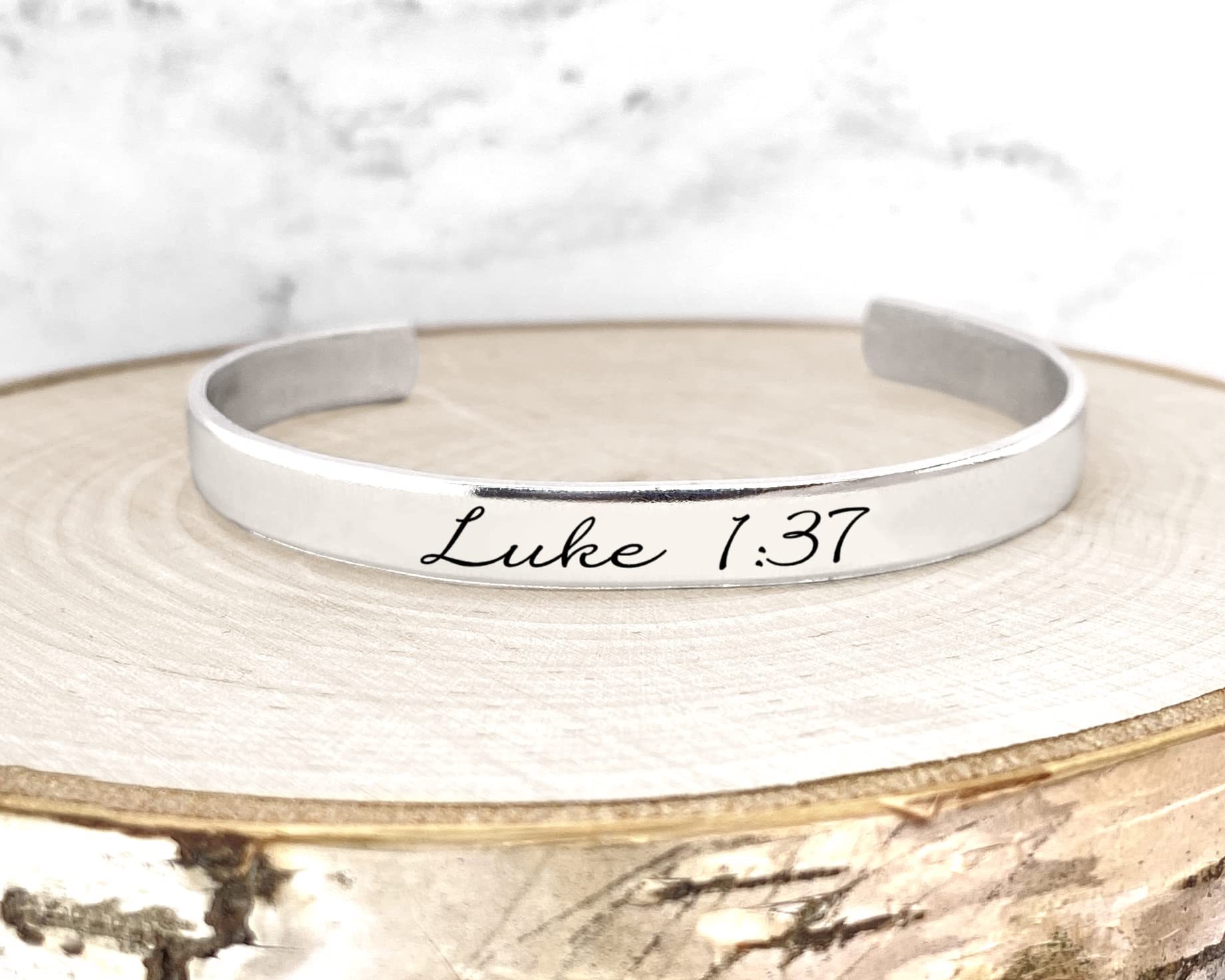 Inspirational Bible Verse Bracelet for Women - Hope, Believe & Faith Cuff - Perfect for Daily Wear, Church, Prayer & Gifts