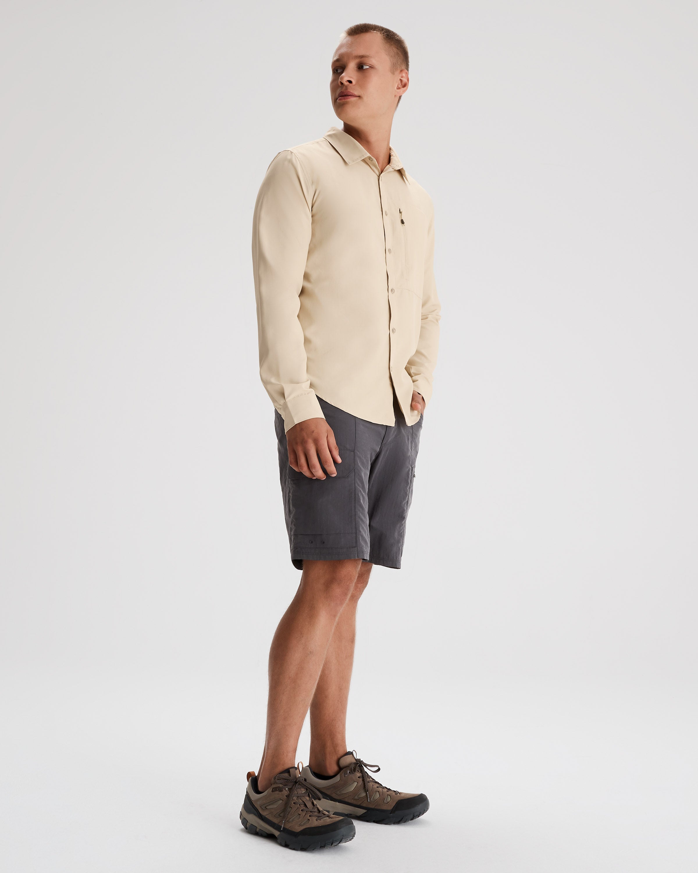 Men's SUN Scout UPF 50+ Long Sleeve Shirt v2 - Lightweight Sun Protection Fishing & Hiking Shirt for Outdoor Activities