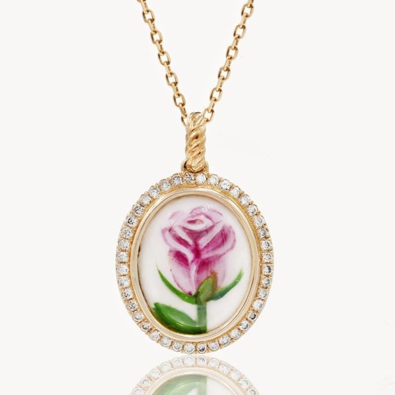 She Blooms Necklace - Elegant Floral Pendant Jewelry for Women | Perfect for Weddings, Anniversaries & Everyday Wear