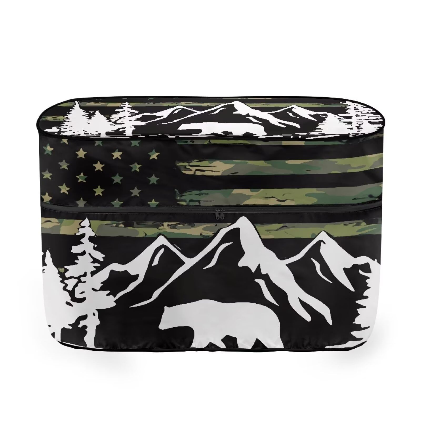 American Flag RV Propane Tank Cover - Waterproof Polyester Replacement Cover for Travel Trailer, Camper & RV Accessories - Perfect for Outdoor Camping & Road Trips