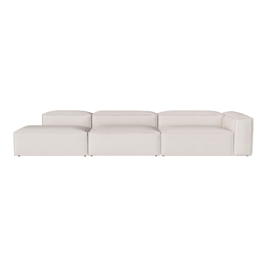 Cosima 3-Seater Sofa with Open End - Modern Living Room Furniture for Small Spaces | Perfect for Apartments, Studios & Cozy Home Decor
