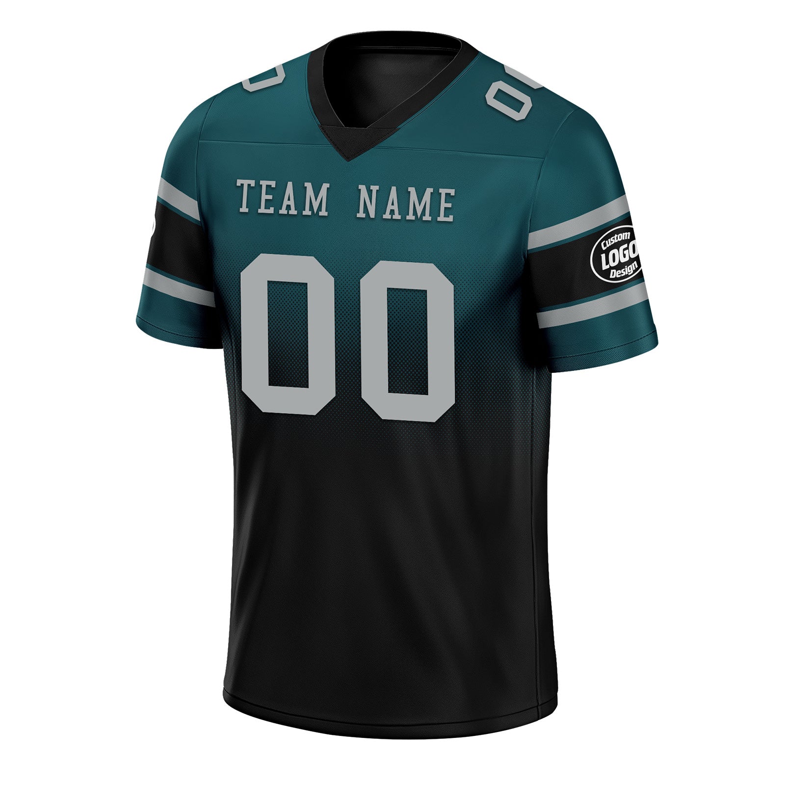 Custom Green & Black Philadelphia Eagles Personalized Authentic Football Jersey FBJ02 D020249 - Official NFL Replica Jersey for Fans & Players - Perfect for Game Day, Tailgating & Sports Events