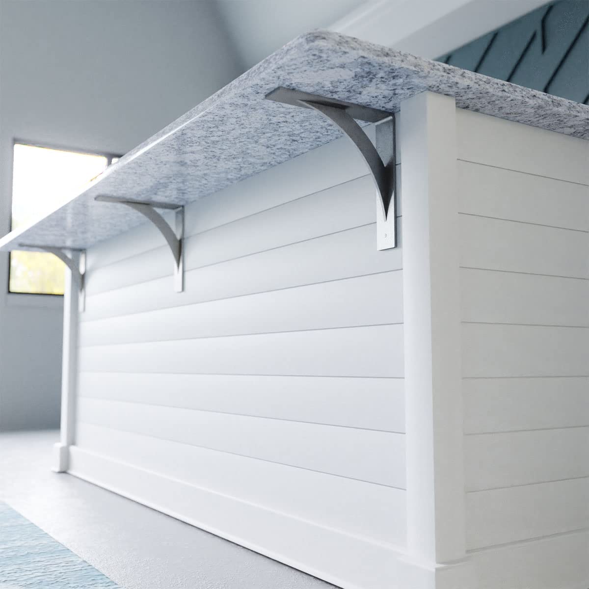 Ekena Millwork 4-Pack Steel Legacy Brackets 2