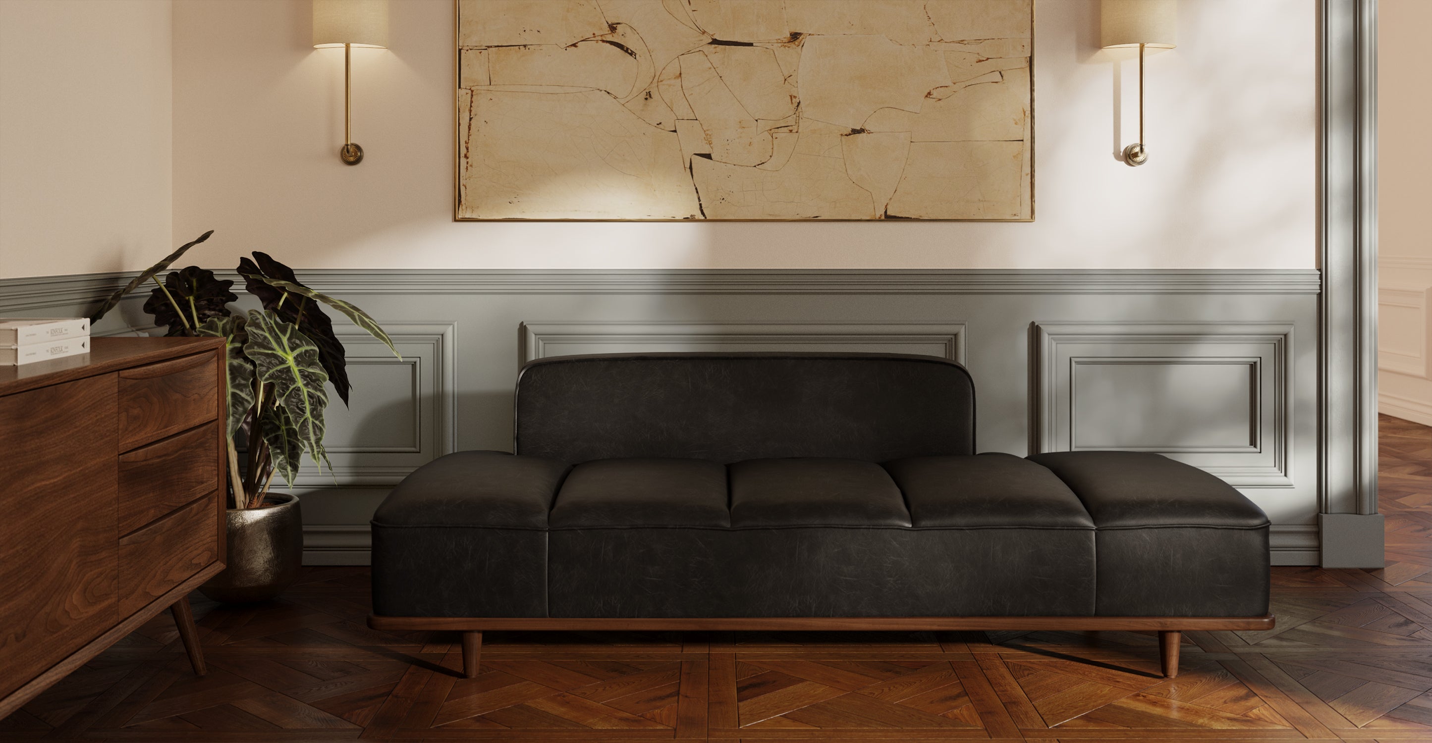 Jasper Daybed - Modern Sofa Bed with Storage, Convertible Sleeper for Small Spaces | Perfect for Guest Room, Dorm, or Studio Apartment