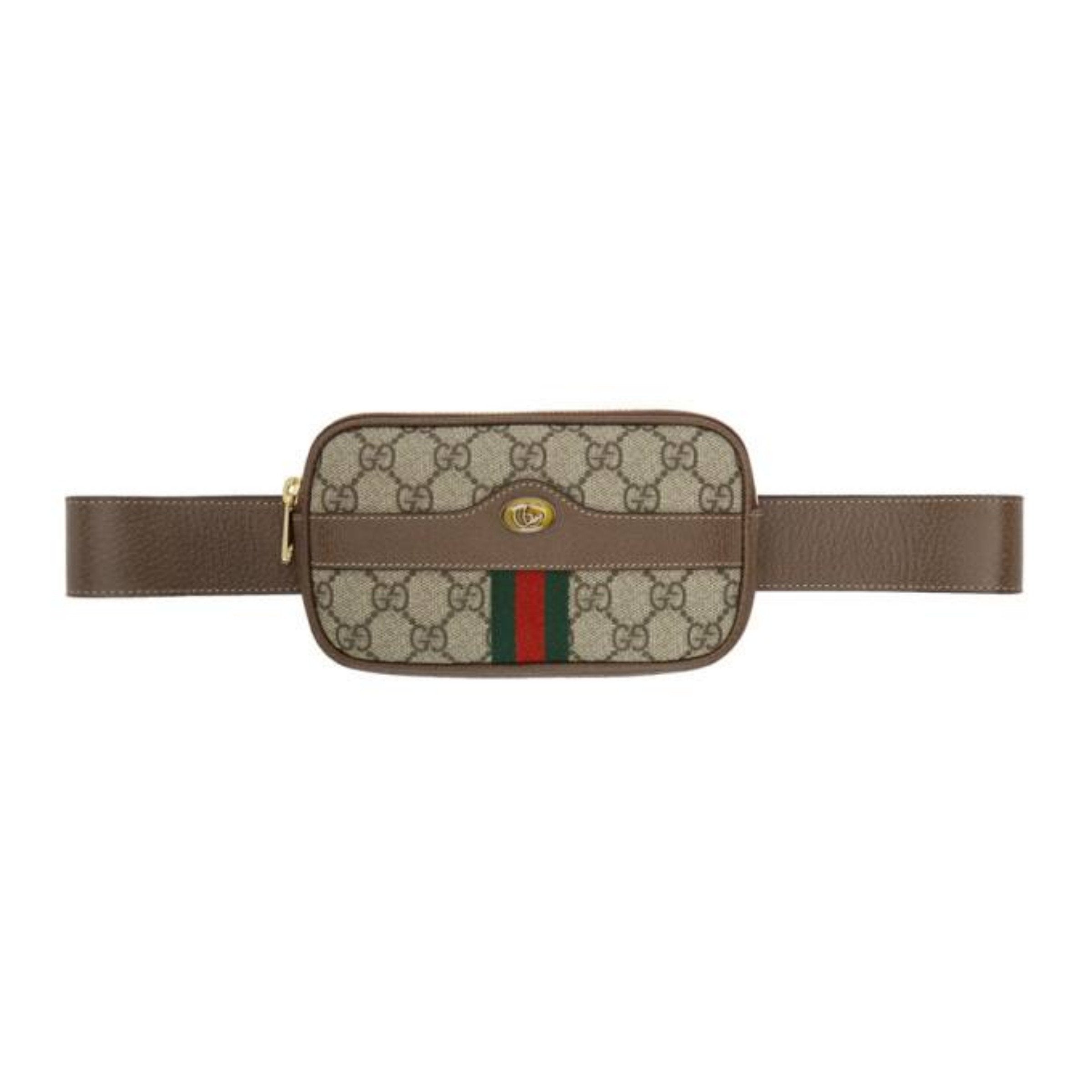 Gucci Ophidia GG Supreme Belted iPhone Case in Beige & Ebony - Luxury Designer Phone Cover for iPhone 13/14/15 Pro Max - Perfect for Everyday Use & Fashion Accessories