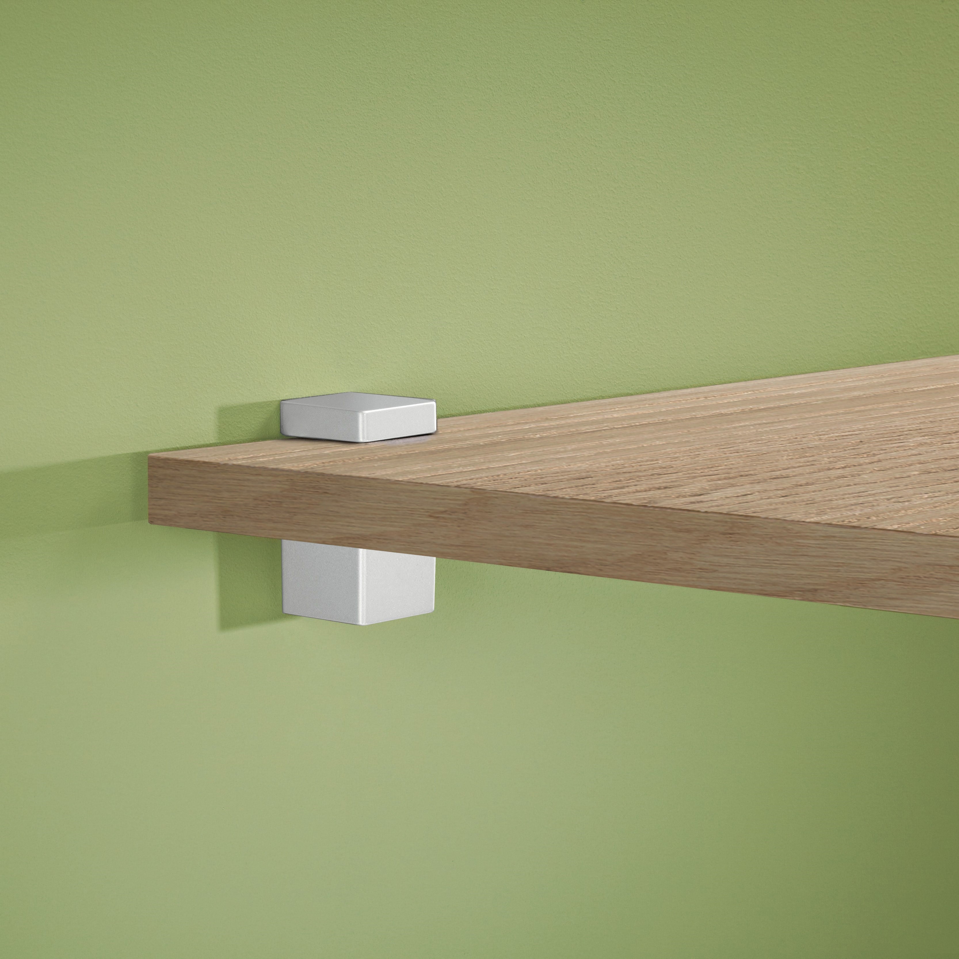 LITE Shelf and BLOC Clip - Space-Saving Wall Shelves with Strong Hold Clips for Home, Office & Dorm Organization - Perfect for Books, Plants & Decor