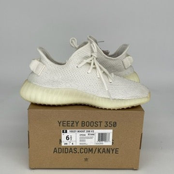 Adidas Yeezy Boost 350 V2 Cream White Sneakers - Men's Size 6.5 (CP9366) | Comfortable Running Shoes & Casual Streetwear for Everyday Wear
