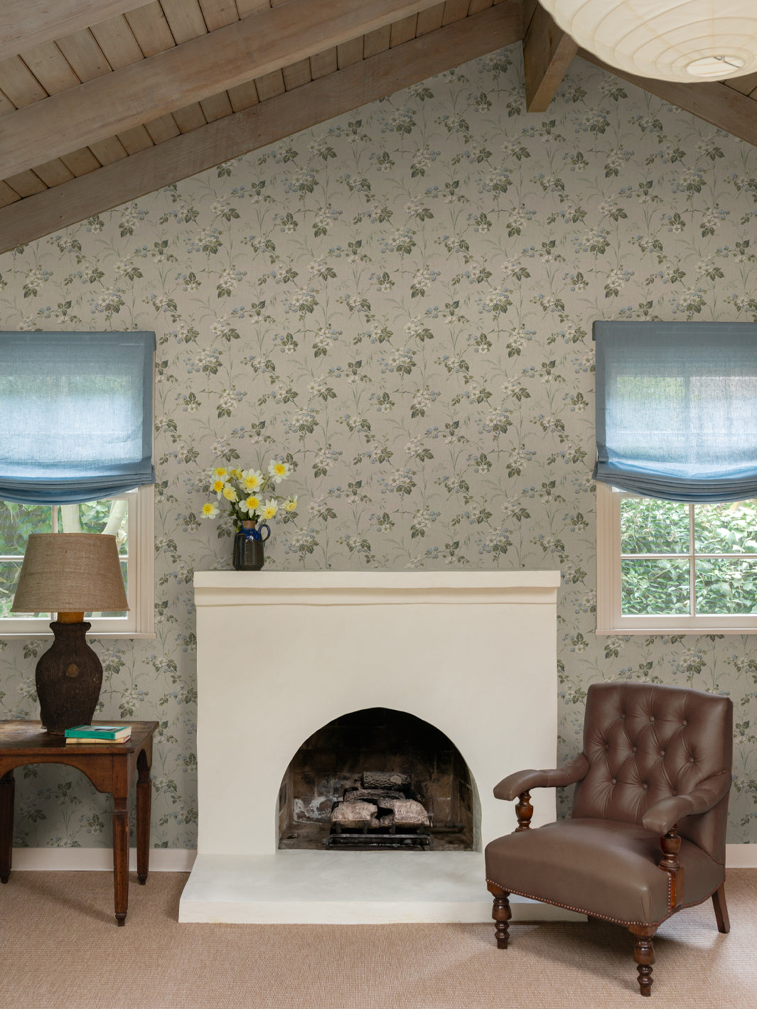 Nathan Turner 'Heaton' Gray Wallpaper - Premium Peel & Stick Wallpaper for Living Room, Bedroom, and Home Decor
