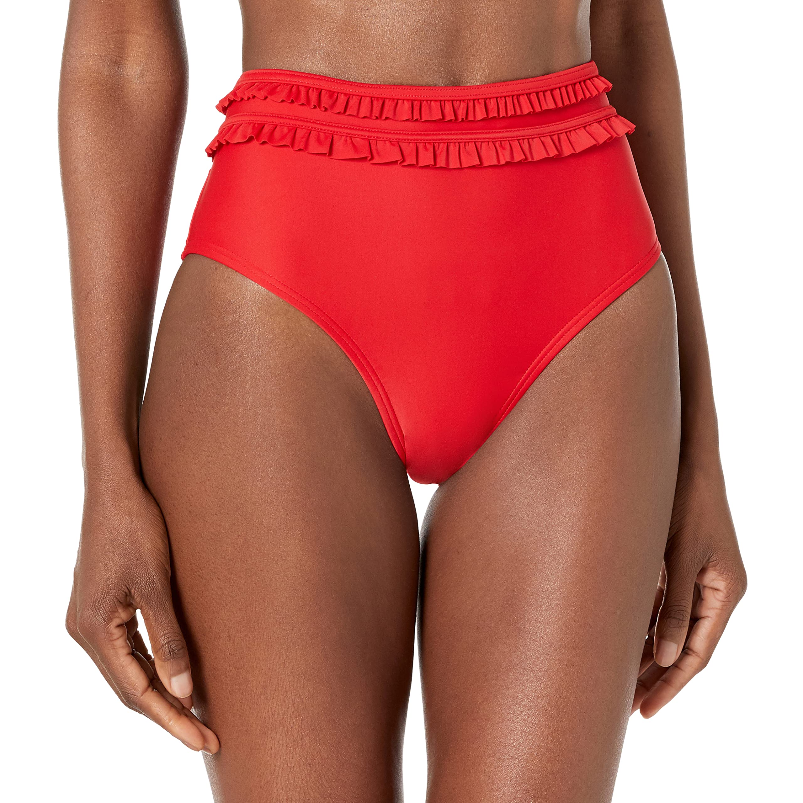 Tommy Hilfiger Women's High Waisted Bikini Bottom - Classic Swimwear for Beach & Pool | Comfortable & Stylish Swim Shorts for Summer Vacation