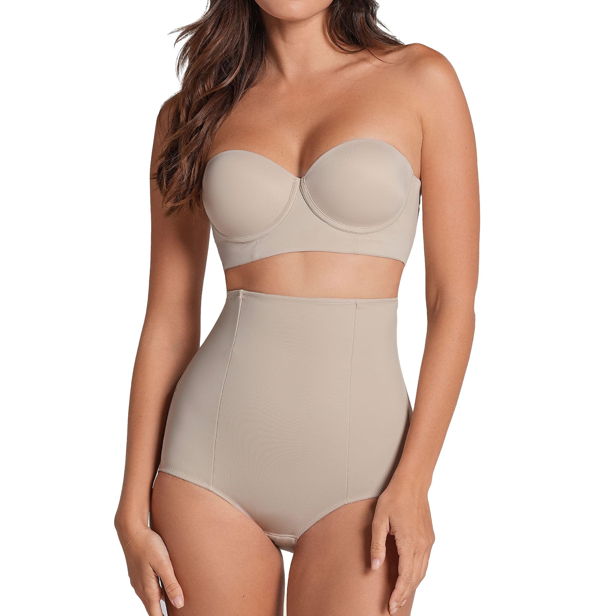 Leonisa Firm High Waisted Tummy Control Panty - Butt Lifting Shapewear for Women | Slimming Underwear for Everyday Wear & Special Occasions
