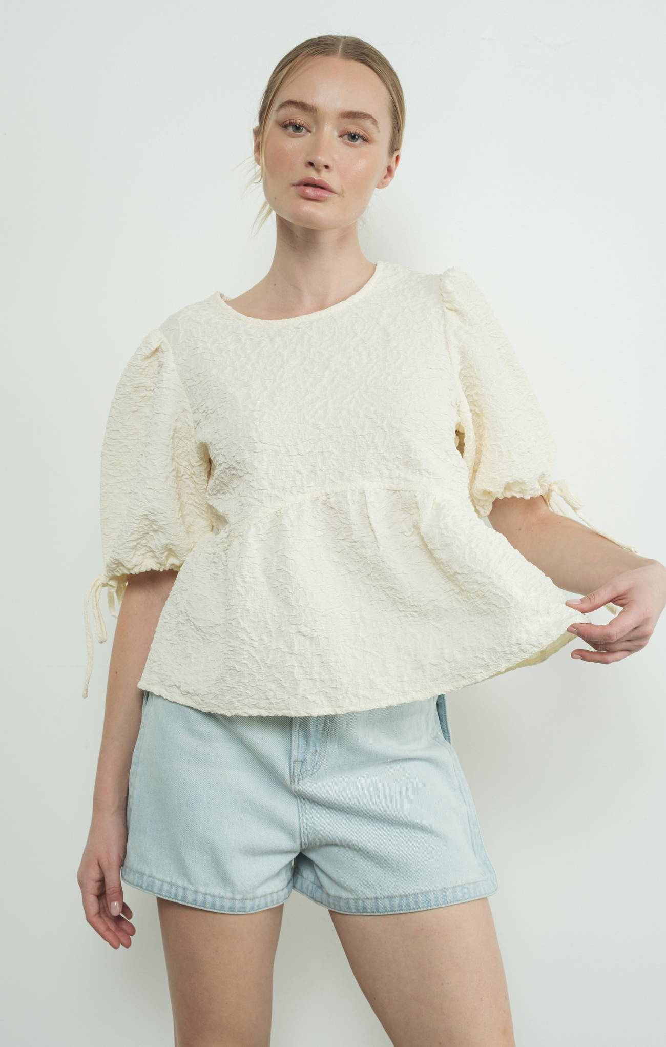 Tallulah Peplum Top for Women - Stylish Flared Blouse with Ruffled Hem | Perfect for Office Wear, Date Night & Casual Outfits