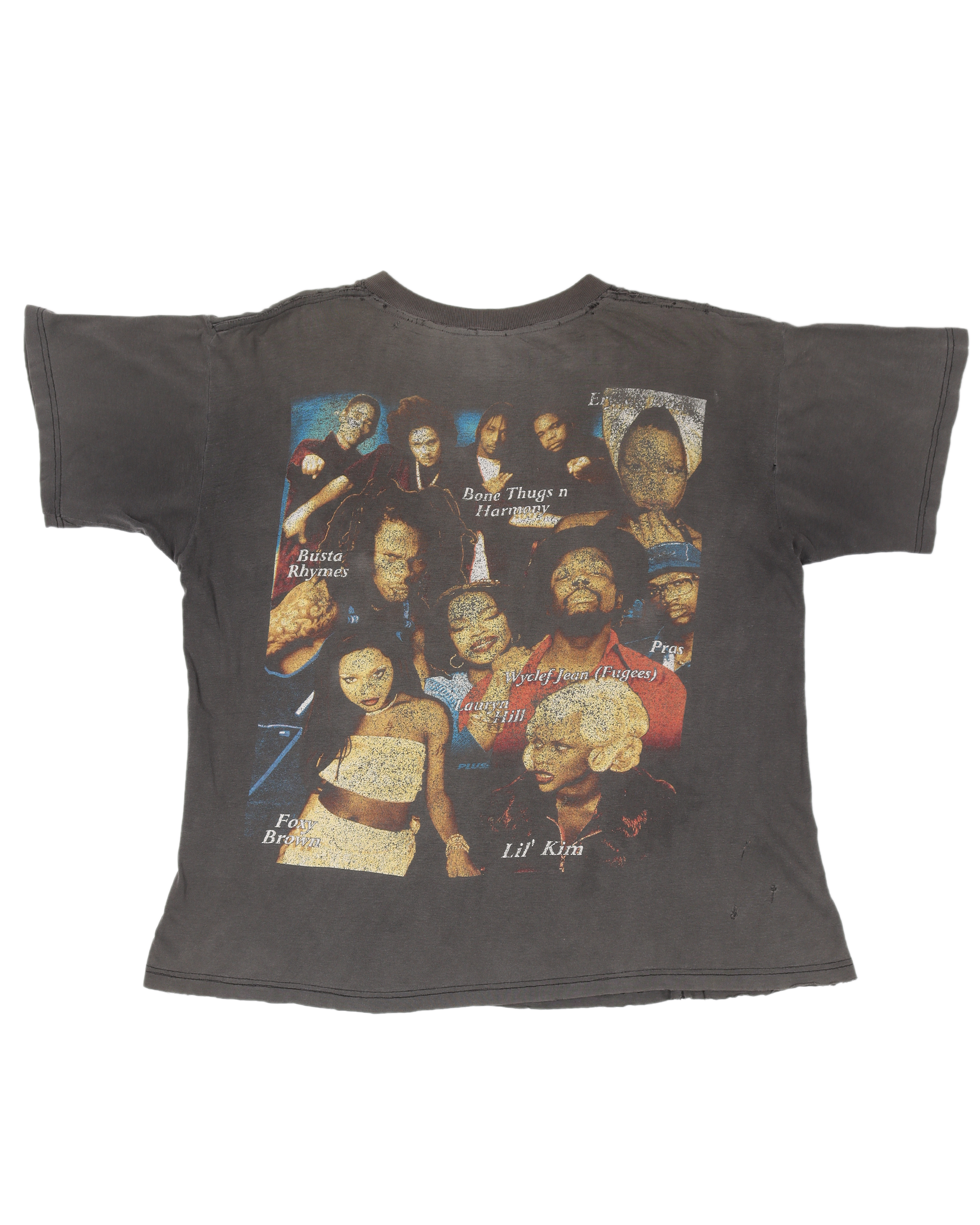 Vintage 1990s Hip Hop T-Shirt - Retro Rap Music Graphic Tee with Bootleg Artist Prints - Perfect for Concerts, Streetwear & 90s Nostalgia Fashion