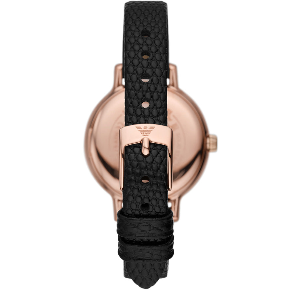 Emporio Armani AR11485 Cleo Stone Set Women's Watch - Luxury Stainless Steel Bracelet with Crystal Accents for Business & Evening Wear