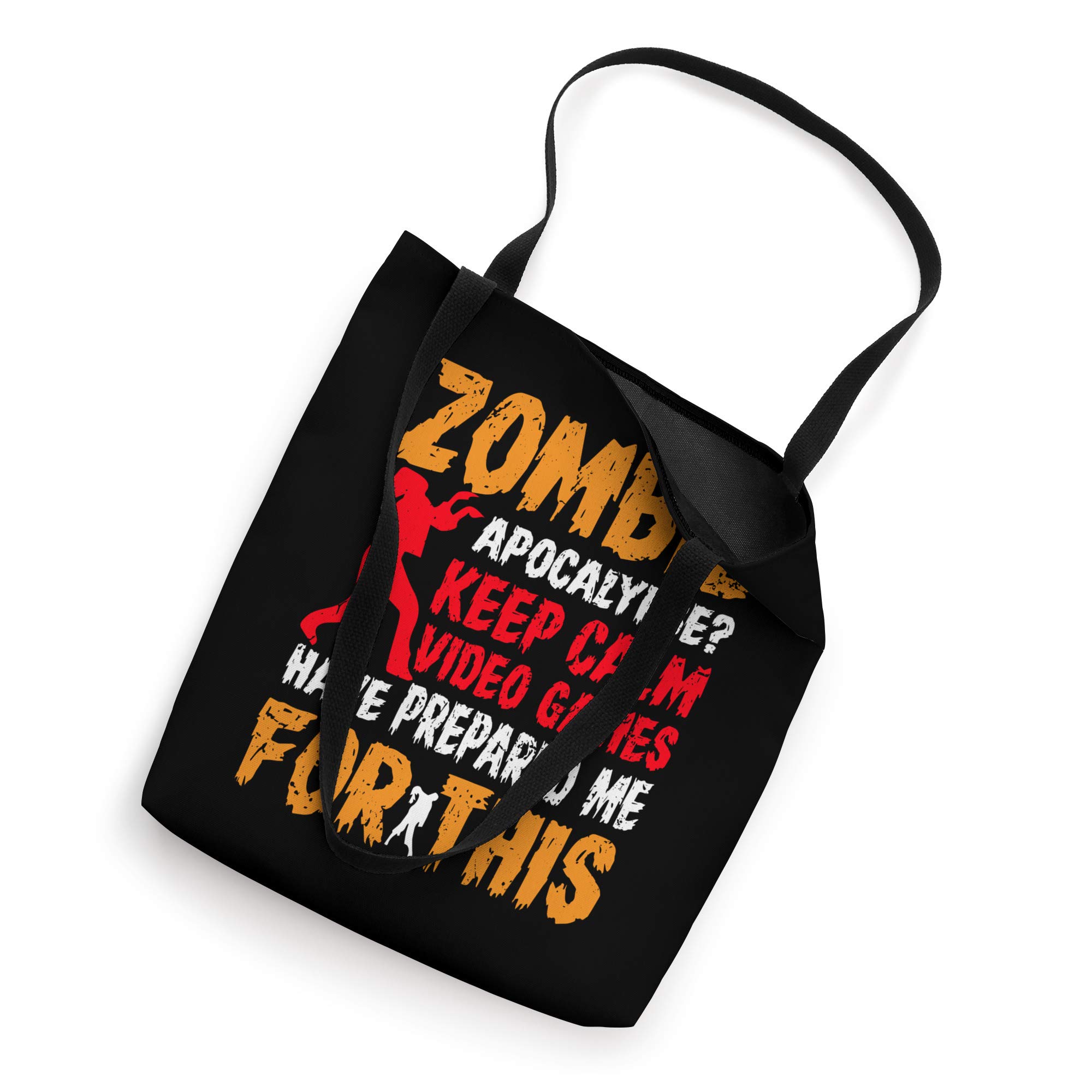 Funny Zombie Apocalypse Tote Bag for Gamers - Perfect for Conventions & Gaming Events