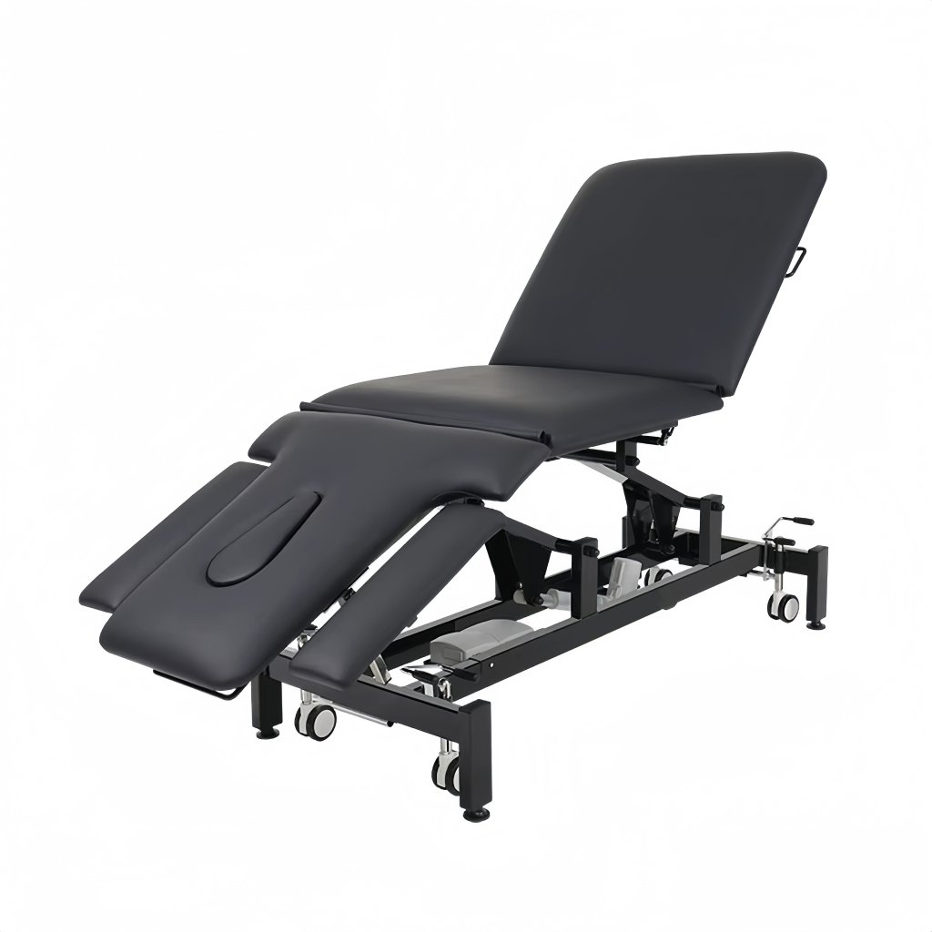VIVANOVA® Professional Deluxe 5-Section Electric Massage Table Bed for Physical Therapy, Chiropractic & Spa - Adjustable Height for Clinics, RMT & Home Use